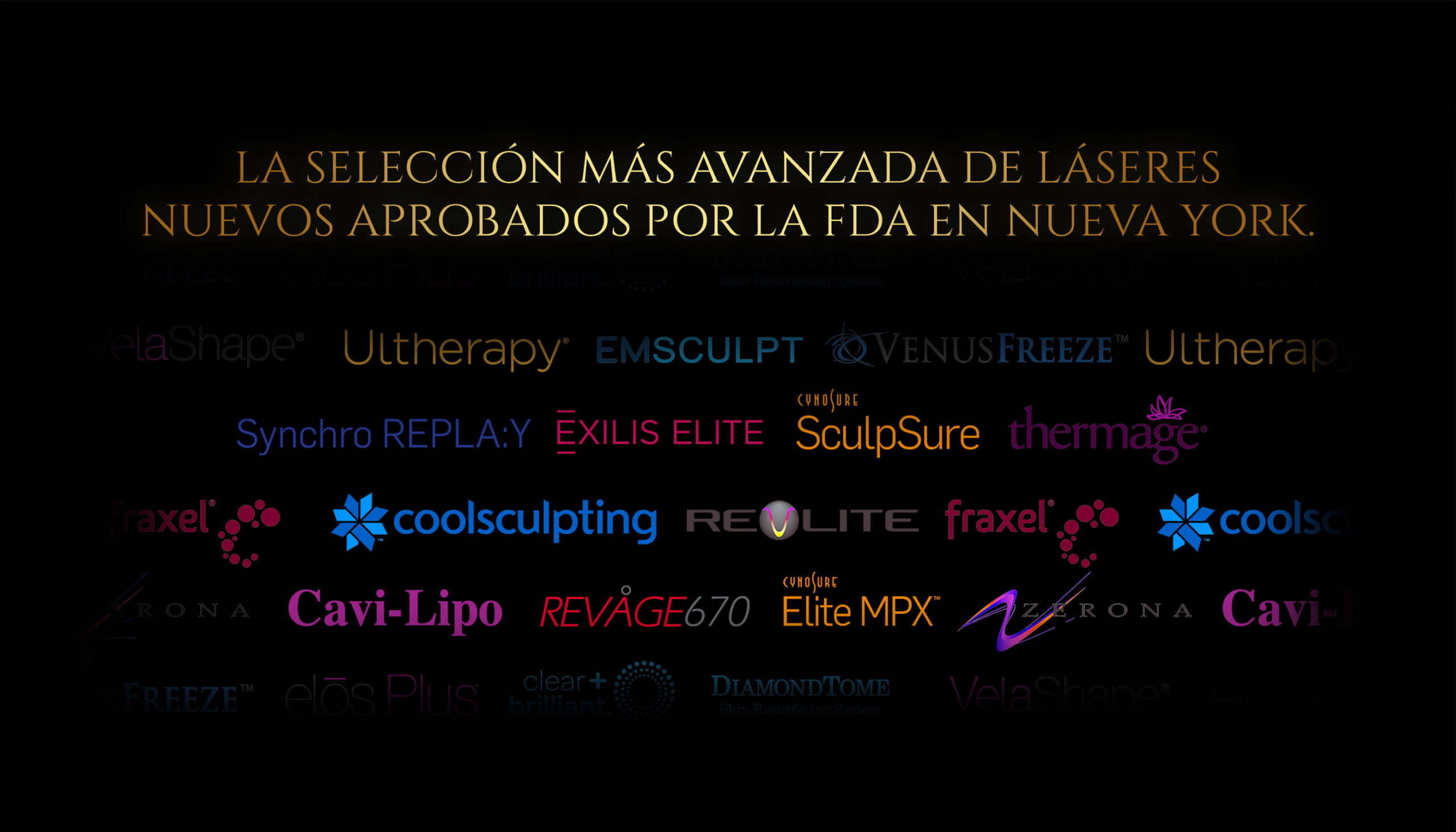Laser treatments header in Spanish
